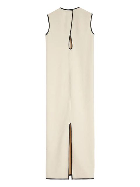 Jil Sander contrasting-trim maxi dress - Neutrals - zdjęcie produktu nr 2