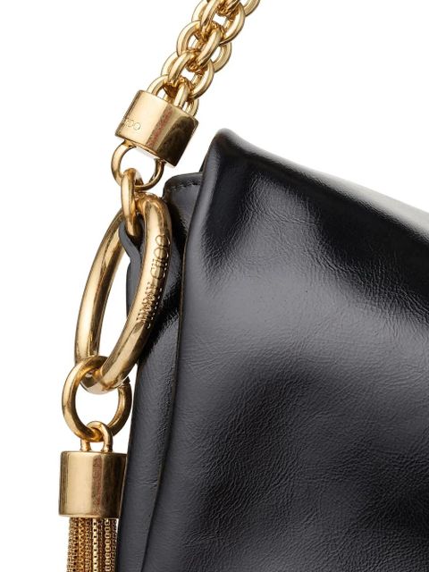 Jimmy Choo Callie flap chain-strap shoulder bag - Black