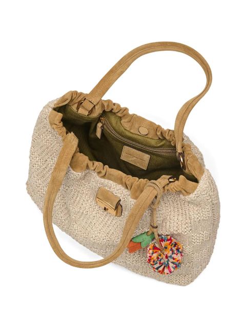 Marc Jacobs The Summer Cristina woven tote bag - Neutrals