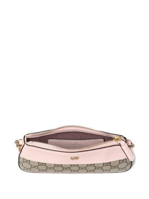 Gucci logo-plaque shoulder bag - Pink