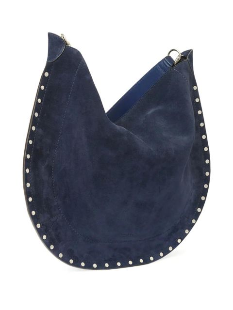ISABEL MARANT Oskan studded shoulder bag - Blue