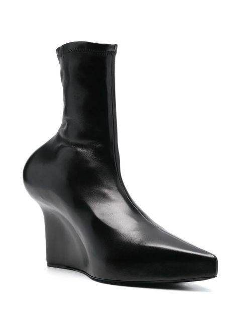 Givenchy sculpted-detail 120mm ankle boots - Black