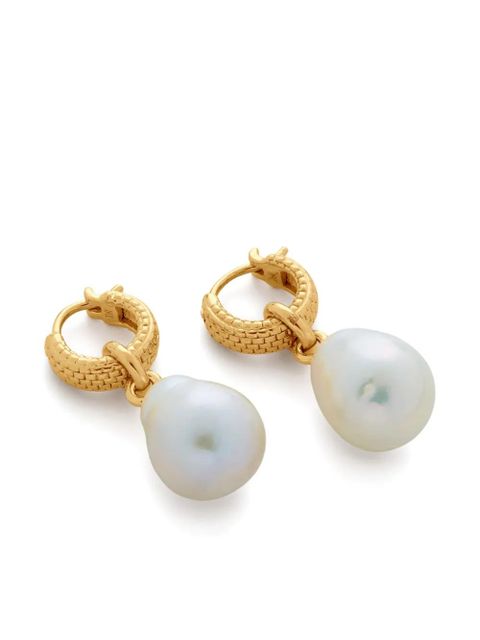 Monica Vinader Nura earrings - Gold - zdjęcie produktu nr 2