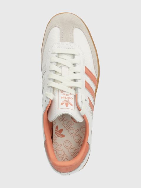 adidas Originals sneakersy skórzane SAMBA OG IG5932 kolor biały