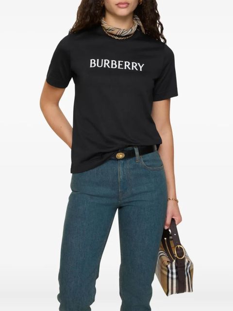 Burberry logo-print cotton T-shirt - Black - zdjęcie produktu nr 2