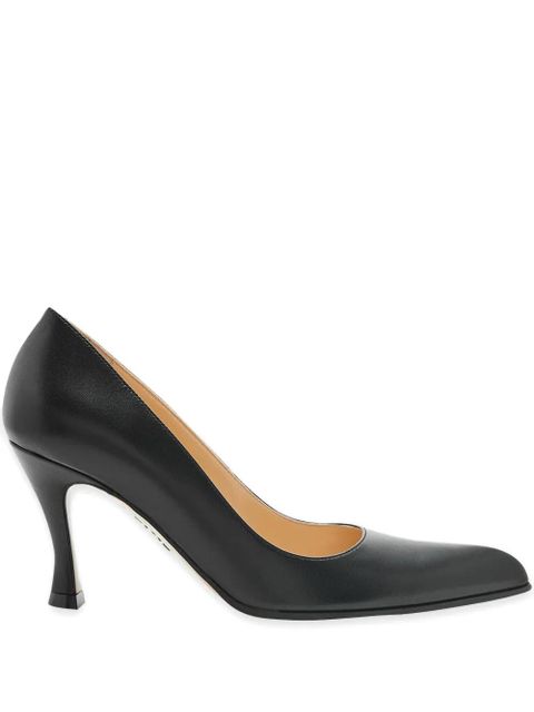 LOEWE pointed-toe leather pumps - Black - zdjęcie produktu nr 1