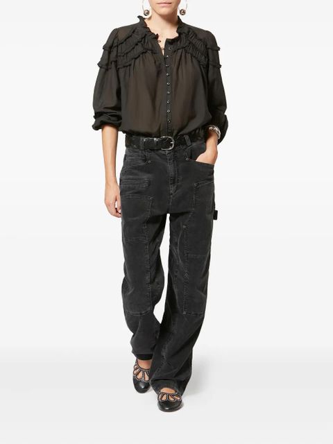 MARANT ÉTOILE Lois panelled jeans - Black