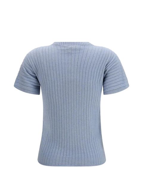 Loro Piana Coste crew-neck sweater - Blue - zdjęcie produktu nr 2