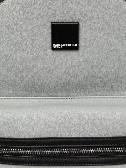 Karl Lagerfeld Jeans plecak kolor szary duży gładki A3M30335 - zdjęcie produktu nr 2