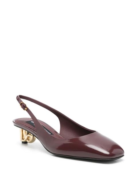 Dolce & Gabbana DNA 40mm Jackie New slingback pumps - Red - zdjęcie produktu nr 2