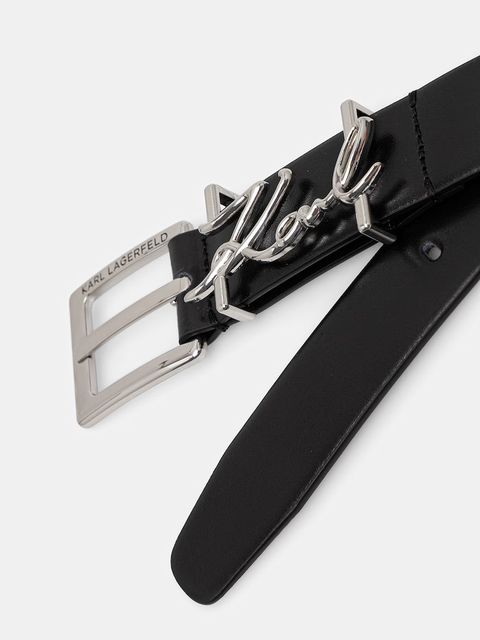 Karl Lagerfeld pasek damski skórzany K/SIGNATURE - zdjęcie produktu nr 1