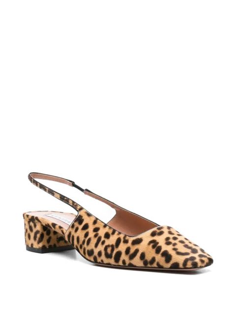Aquazzura leopard slingback pumps - Neutrals - zdjęcie produktu nr 2