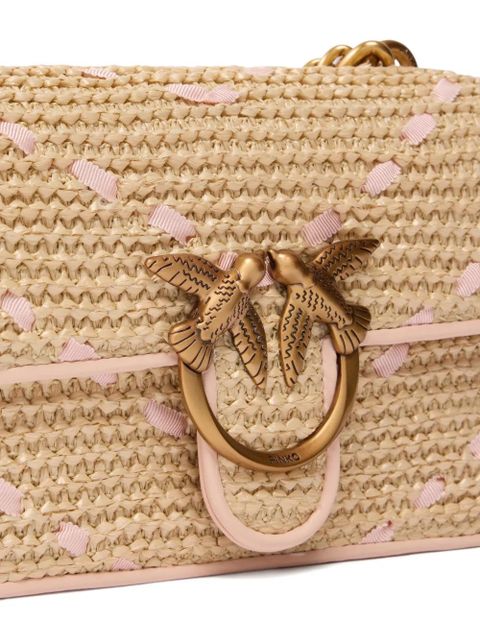 PINKO bird cross body bag - Neutrals