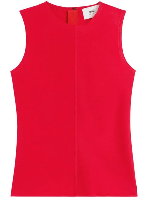 AMI Paris sleeveless top - Red - zdjęcie produktu nr 1