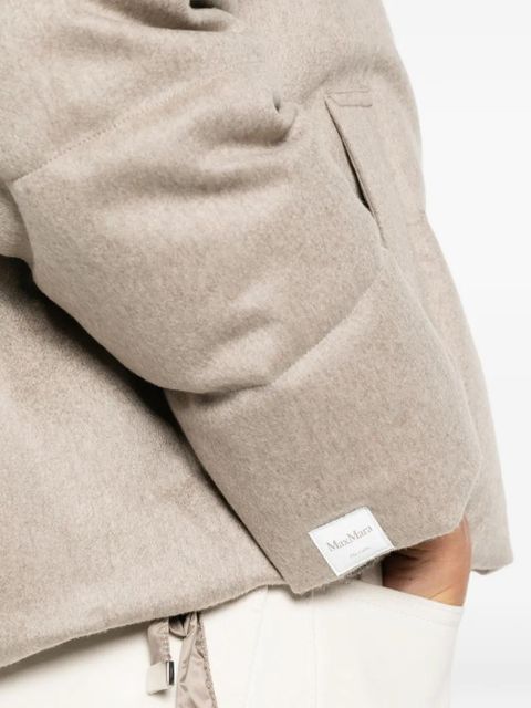 Max Mara quilted-pattern padded jacket - Neutrals