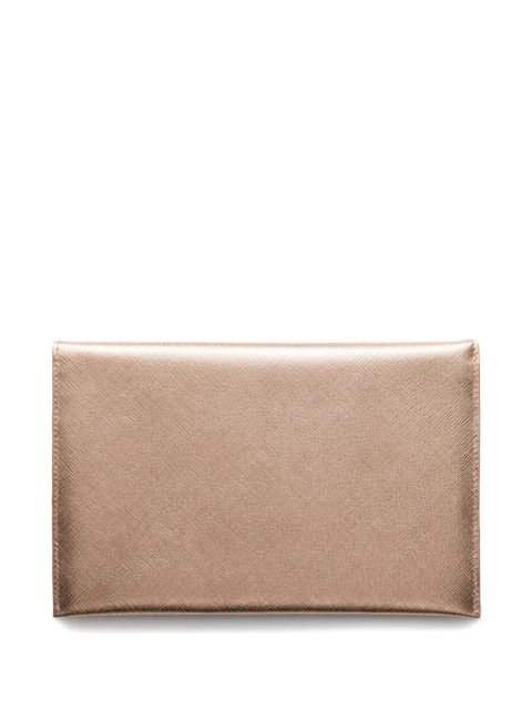 Prada leather envelope clutch bag - Pink - zdjęcie produktu nr 2