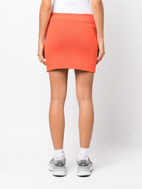 MARANT ÉTOILE Olgane ribbed miniskirt - Red