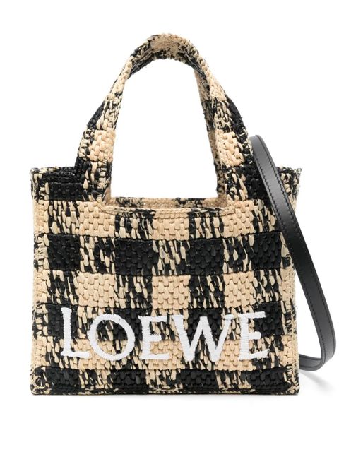 LOEWE mini Loewe Font tote bag - Neutrals - zdjęcie produktu nr 1