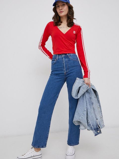 Levi's jeansy RIBCAGE STRAIGHT ANKLE damskie high waist 72693.0117 - zdjęcie produktu nr 1