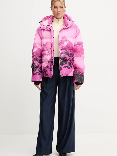 Patrizia Pepe sweter damski kolor beżowy lekki z półgolfem 2K0361 K667 - zdjęcie produktu nr 2