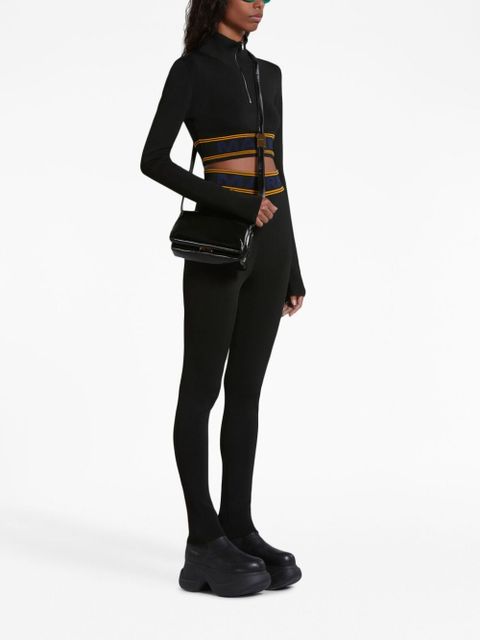 Marni logo-underband cropped jumper - Black - zdjęcie produktu nr 2
