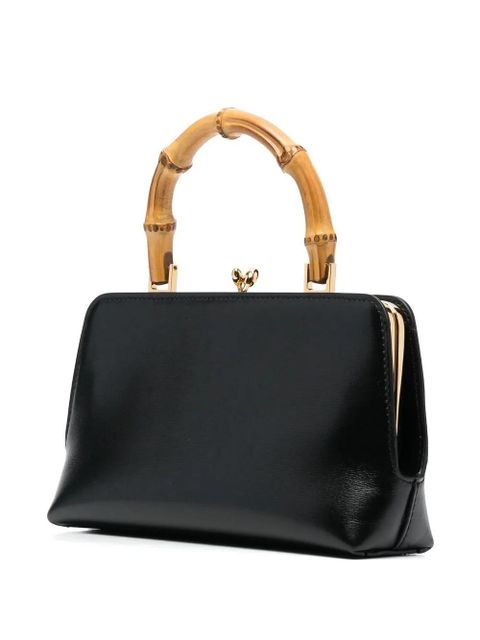 Jil Sander Goji bamboo-handle mini bag - Black - zdjęcie produktu nr 2