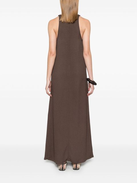TOTEME scoop-neck maxi dress - Brown