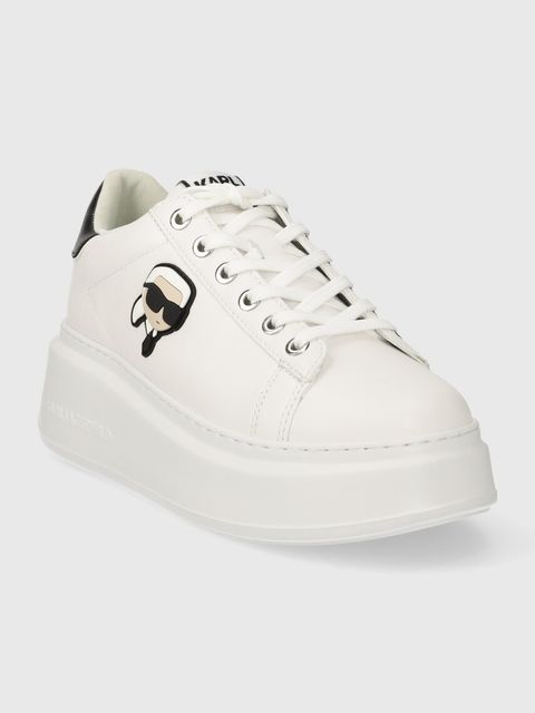 Karl Lagerfeld sneakersy skórzane ANAKAPRI kolor biały KL63530N - zdjęcie produktu nr 2