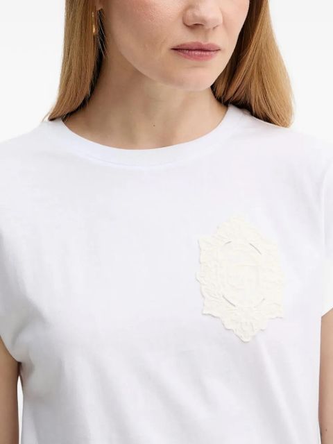 TWINSET appliqué t-shirt - White