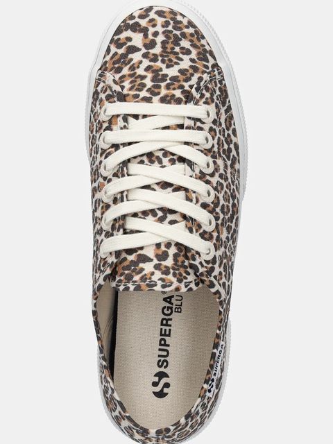 Superga tenisówki PLATFORM LEOPARD PRINT LE