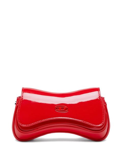 Diesel logo-plaque crossbody bag - Red - zdjęcie produktu nr 1