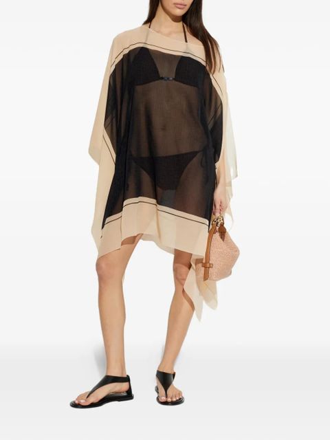 Balmain colour-block draped beach dress - Neutrals - zdjęcie produktu nr 2
