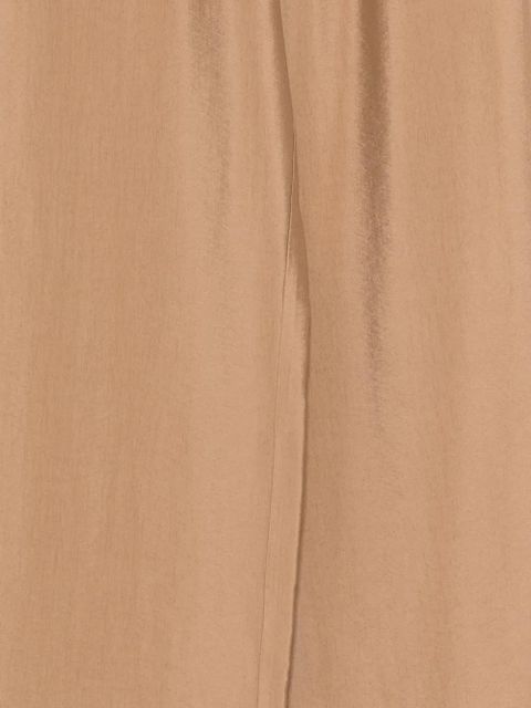 Alysi elasticated palazzo pants - Brown