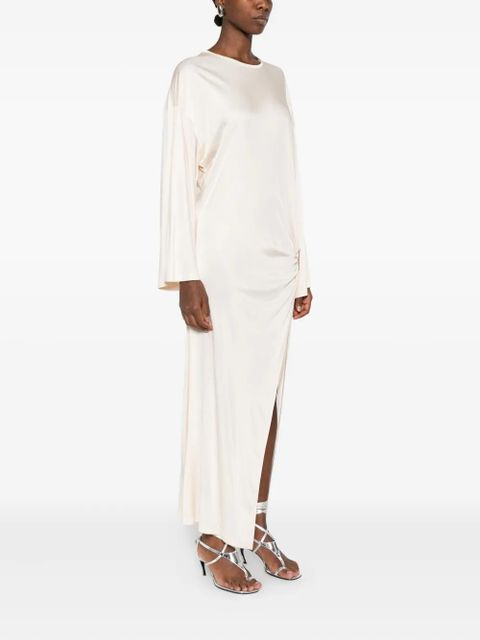 The Attico knot-detail midi dress - Neutrals - zdjęcie produktu nr 2