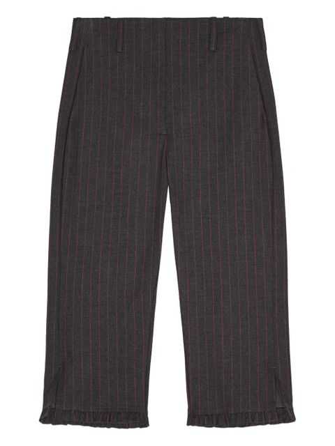 GANNI pinstriped trousers - Black - zdjęcie produktu nr 1