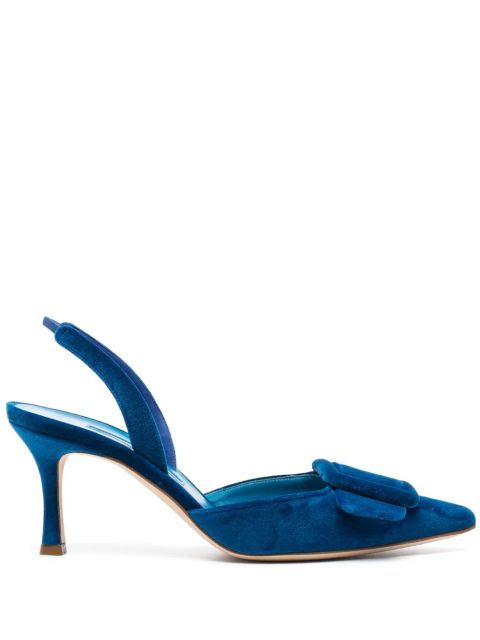 Manolo Blahnik 70mm Maysli pumps - Blue