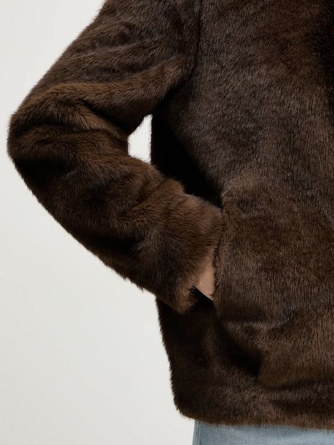 Guess kurtka LUNA kolor brązowy przejściowa W5BL64 W3920