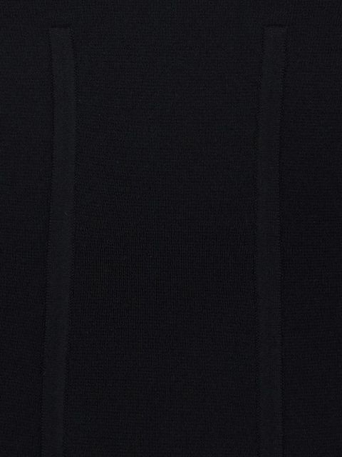 Max Mara square-neck dress - Black