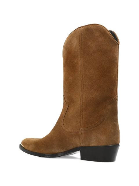 ISABEL MARANT Elbana toe cap cowboy boot - Brown