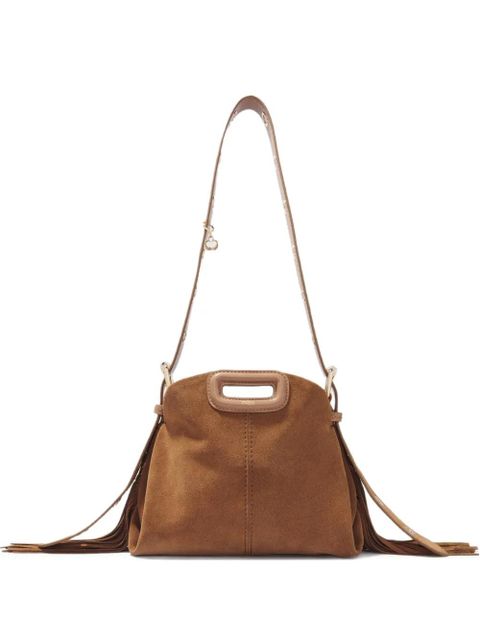 Maje mini Miss M fringe-detail shoulder bag - Brown - zdjęcie produktu nr 1