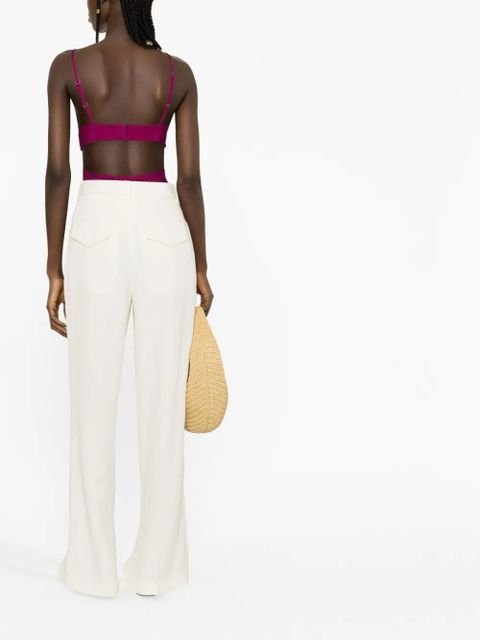Jil Sander belted wide-leg trousers - Neutrals