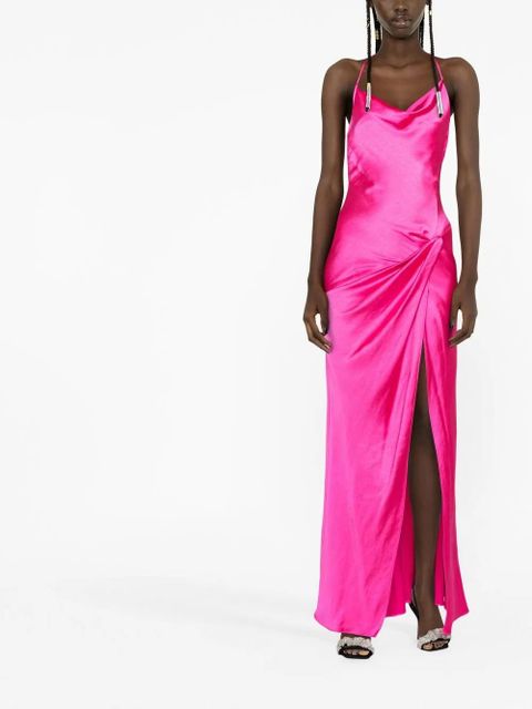 PINKO cowl-neck satin gown - zdjęcie produktu nr 2