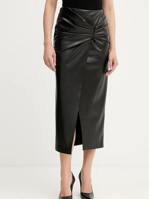 Simona Corsellini spódnica kolor czarny midi prosta A25CPGO01801 - zdjęcie produktu nr 1