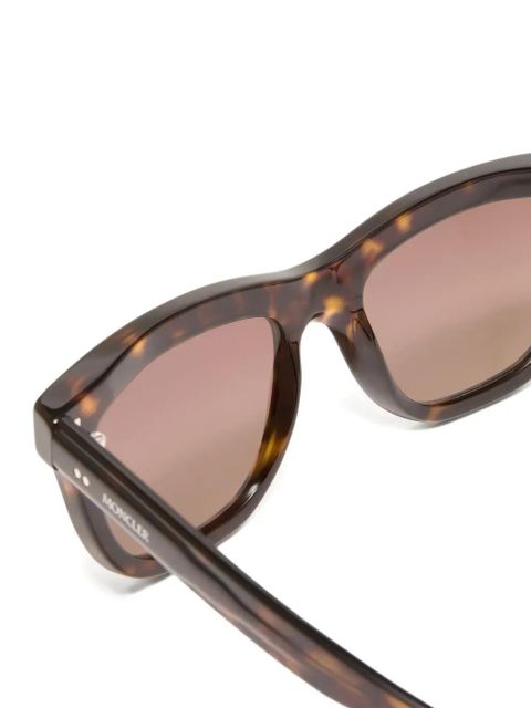 Moncler Bronzz tortoiseshell-effect sunglasses - Brown