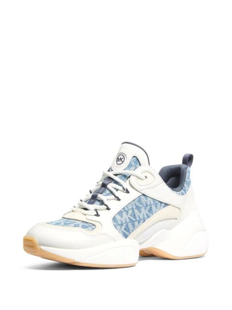 Michael Kors logo-print sneakers - White