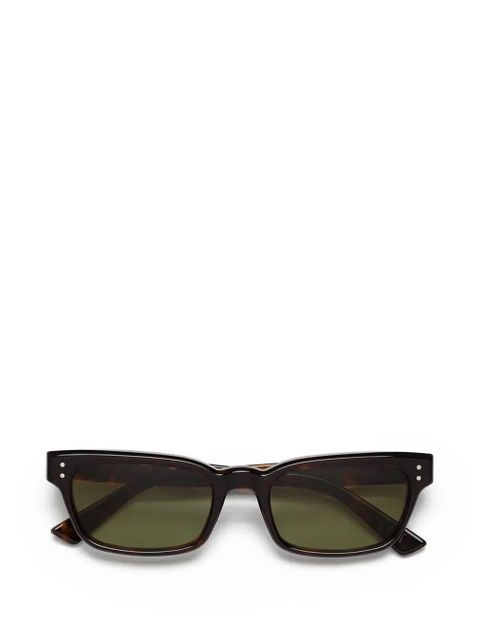 Marni Eyewear tortoiseshell-effect rectangle-frame sunglasses - Brown - zdjęcie produktu nr 1