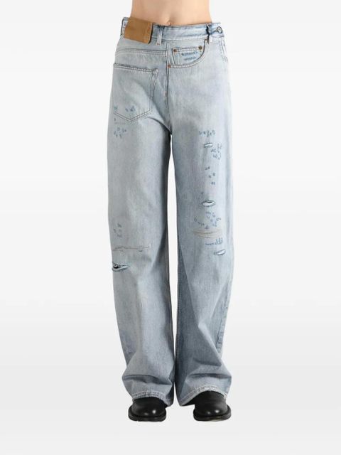 MM6 Maison Margiela distressed jeans - Blue - zdjęcie produktu nr 2