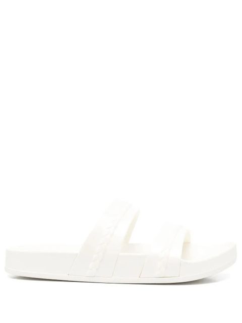 Ancient Greek Sandals Meli double-strap slides - White - zdjęcie produktu nr 1