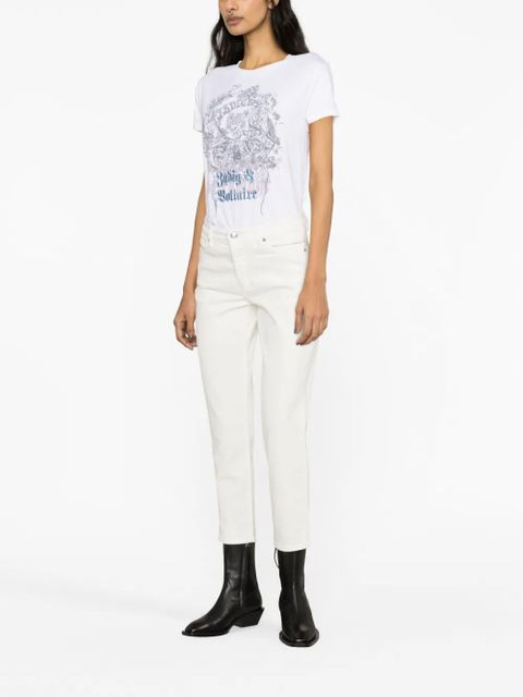 Zadig&Voltaire high-waist cropped jeans - White - zdjęcie produktu nr 2