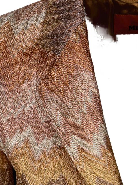 Missoni chevron blazer - Brown